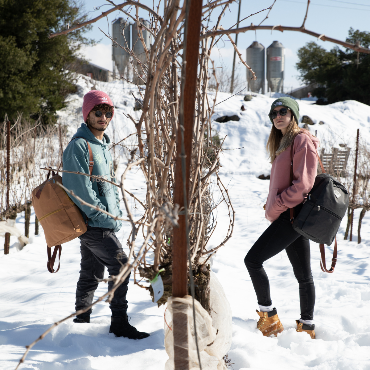 תיק גב אקולוגי מחומרים טבעיים