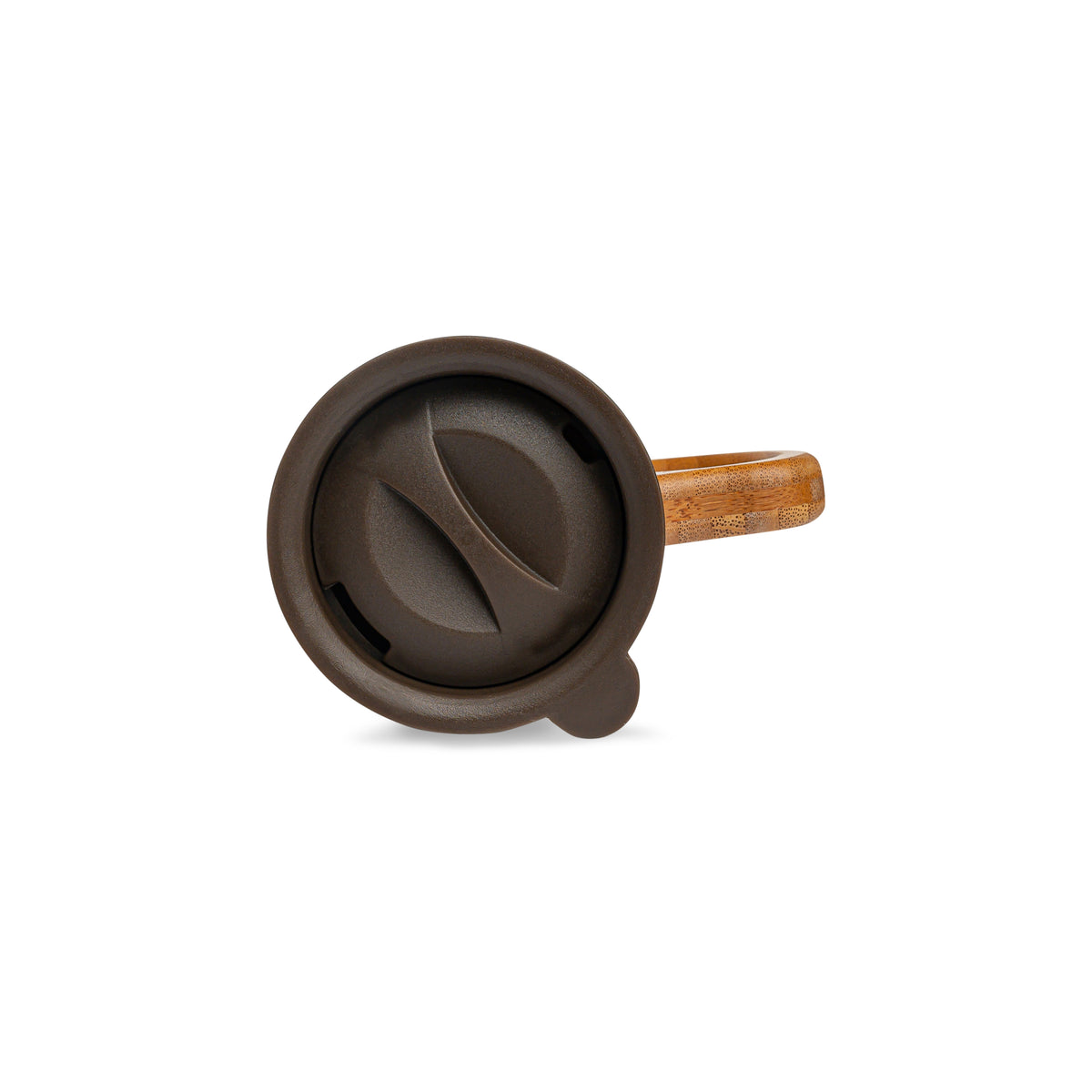 Stainless steel mug with natural bamboo coating - 280 ml